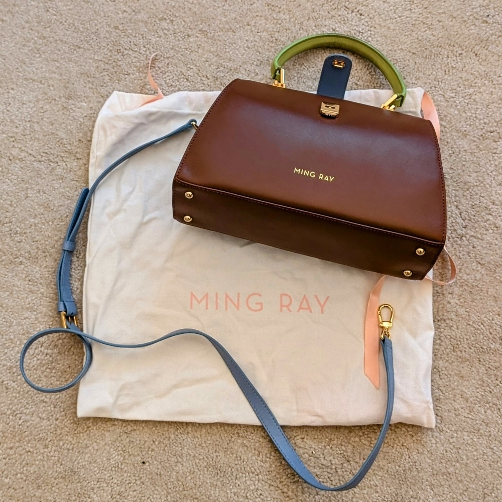 Ming Ray color block handbag